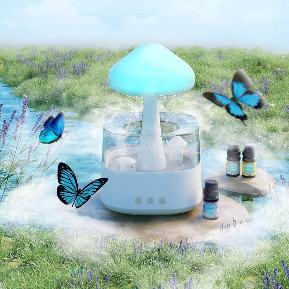 Aromatherapy Rain Mushroom Humidifier