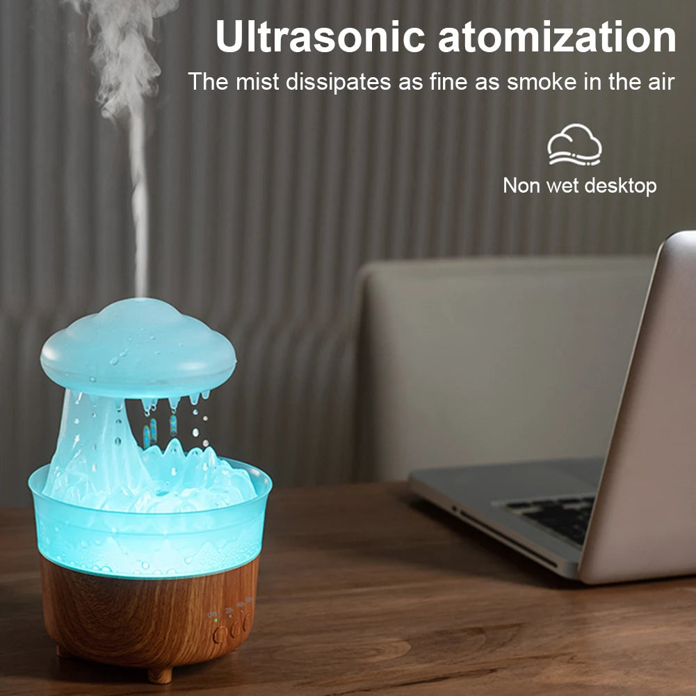 Rain Cloud Aroma Diffuser Stress Relief Water Drops