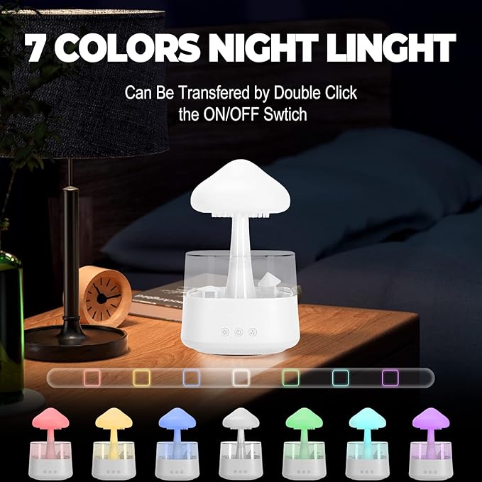 Aromatherapy Rain Mushroom Humidifier